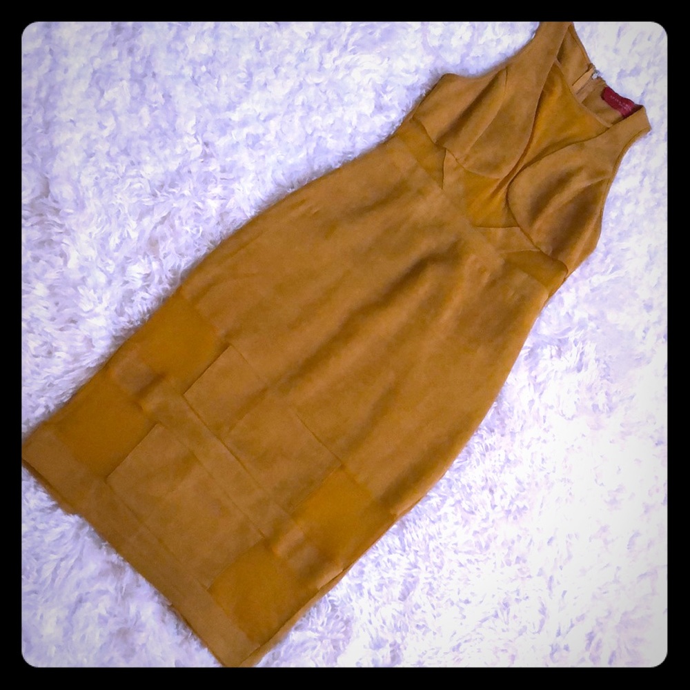 Suede Cocktail Dress